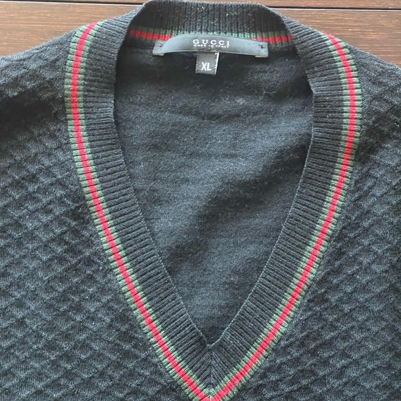 Authentic Mens Gucci Sweatshirt Black Size (X-Large) - Picture 7 of 8